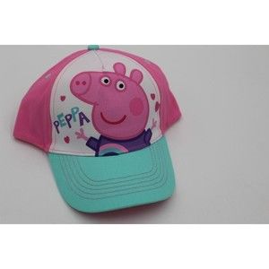 Hasbro Peppa Pig Kid's Baseball Hat Pink White and Mint New with Tags adjustable